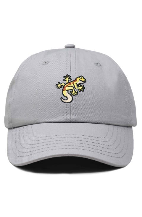 Gecko Embroidered Casual Cap