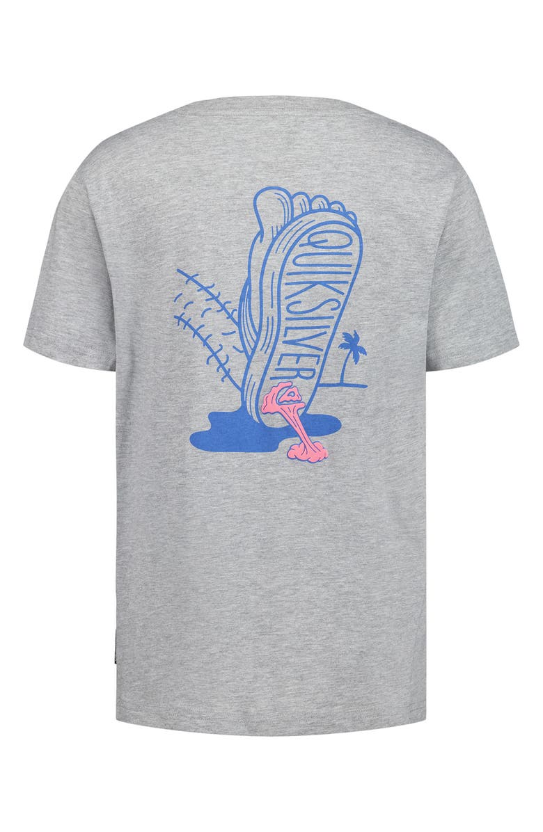 Quiksilver Kids' Logo Graphic T-Shirt, Alternate, color, Grey Heather