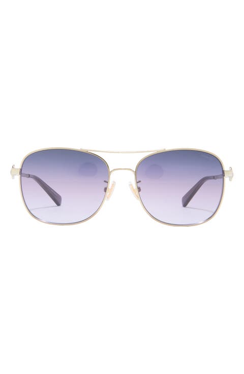 56mm Rectangle Downtown Sunglasses