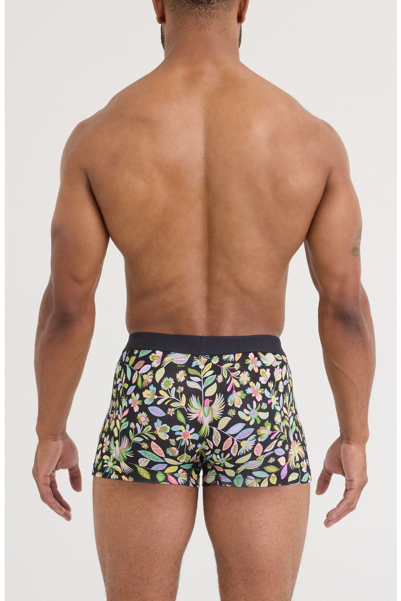 Vibe Xtra Soft Comfort Trunks, Alternate, color, AMATE GARDEN- BLACK