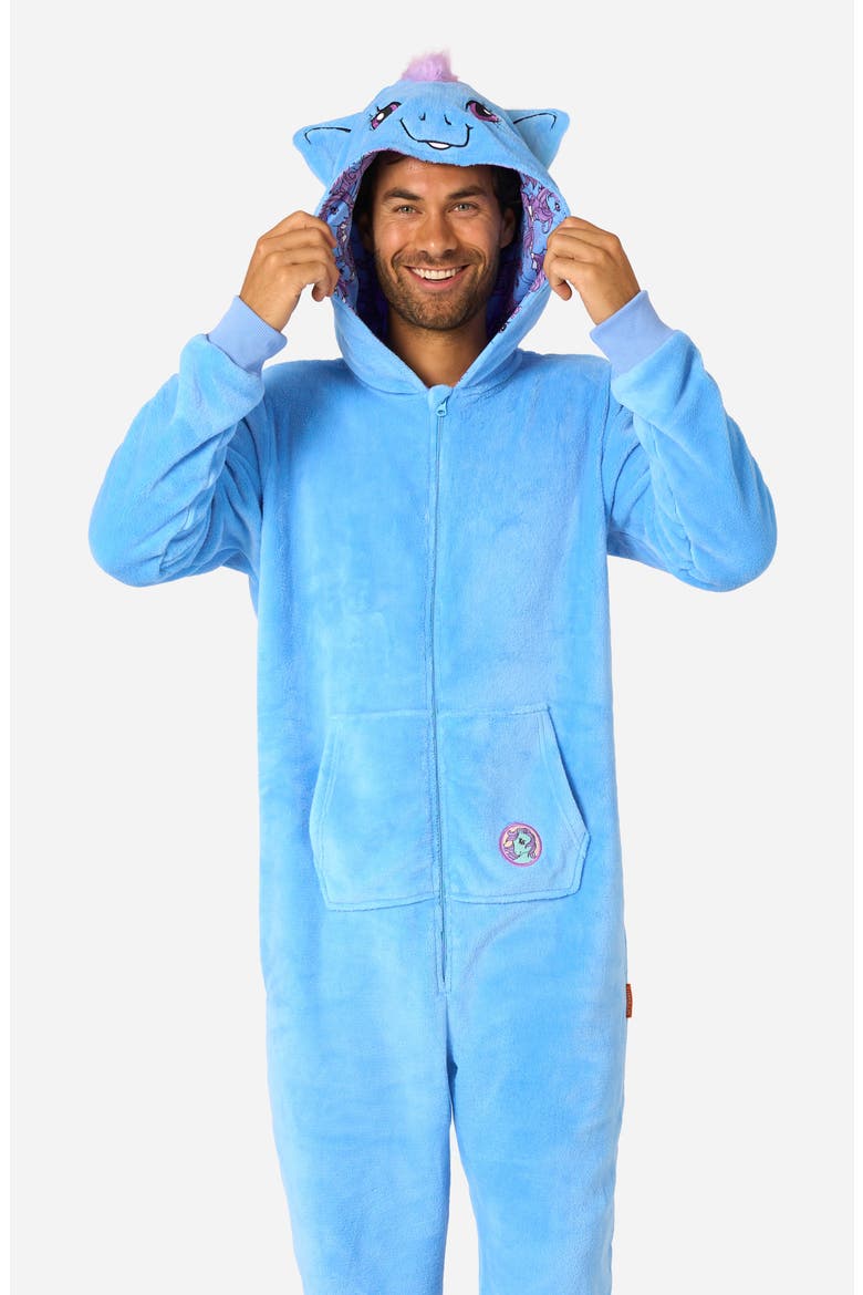 My Little Pony™ Bluebelle Hooded Fleece Jumpsuit, Alternate, color, BLUE
