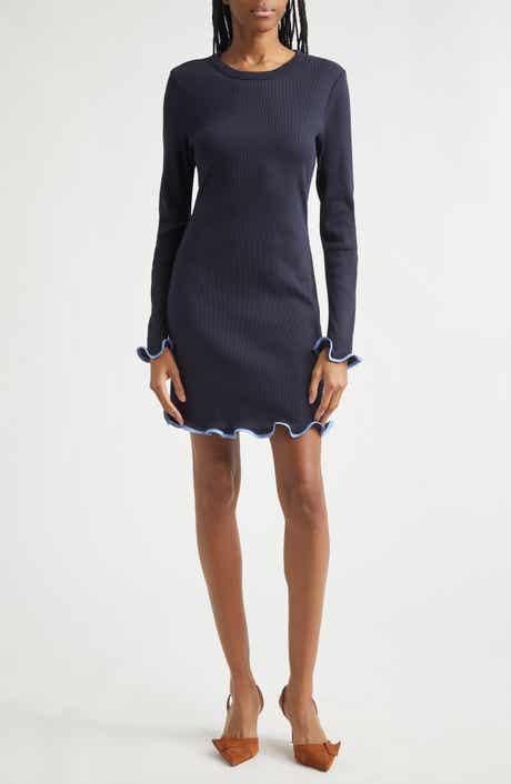 Baranova Long Sleeve Minidress