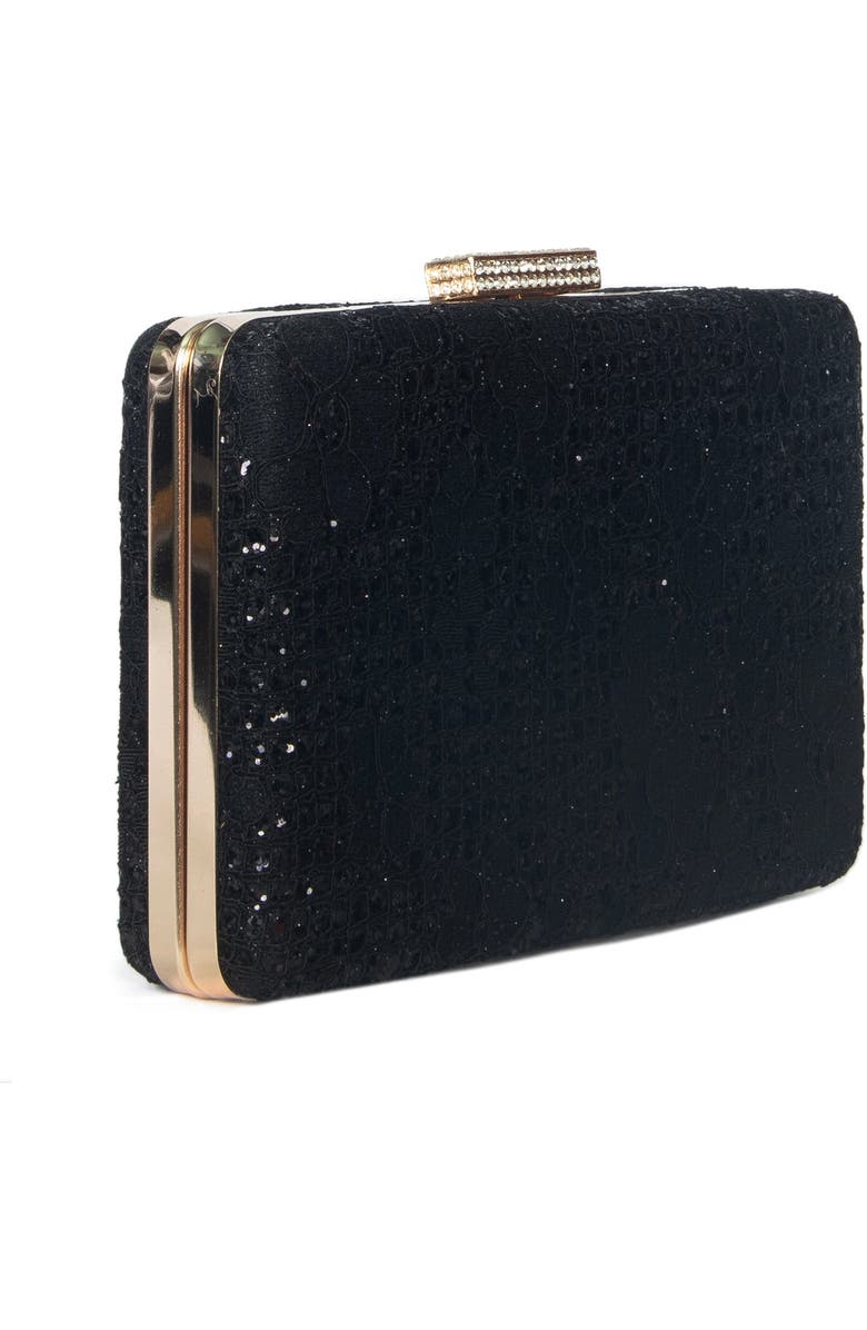 Lauren Lorraine Donna Clutch, Alternate, color, Black