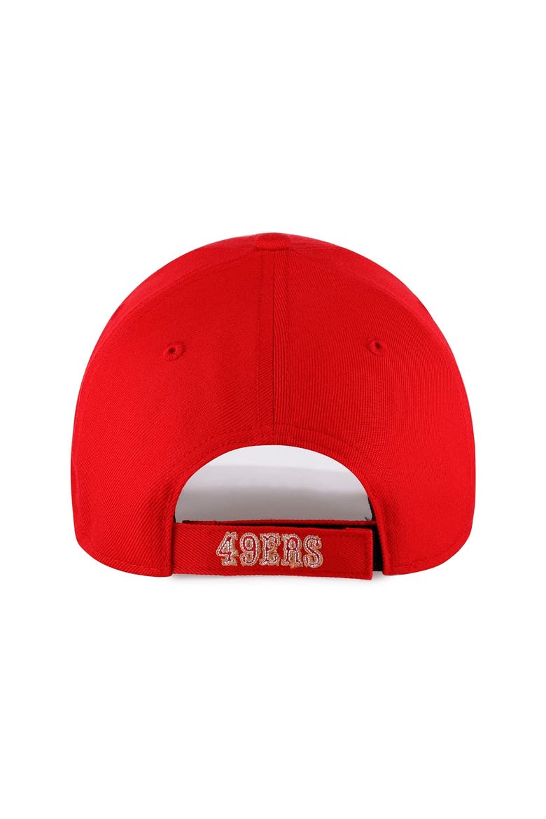 Men's '47  Scarlet San Francisco 49ers MVP Adjustable Hat, Alternate, color, Scarlet