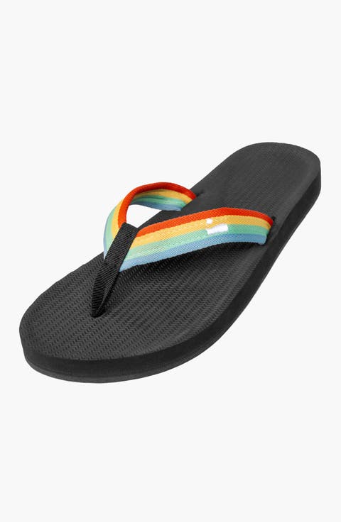 Responsibly-Made Tire Sole Easy Living Flip Flops (Male)
