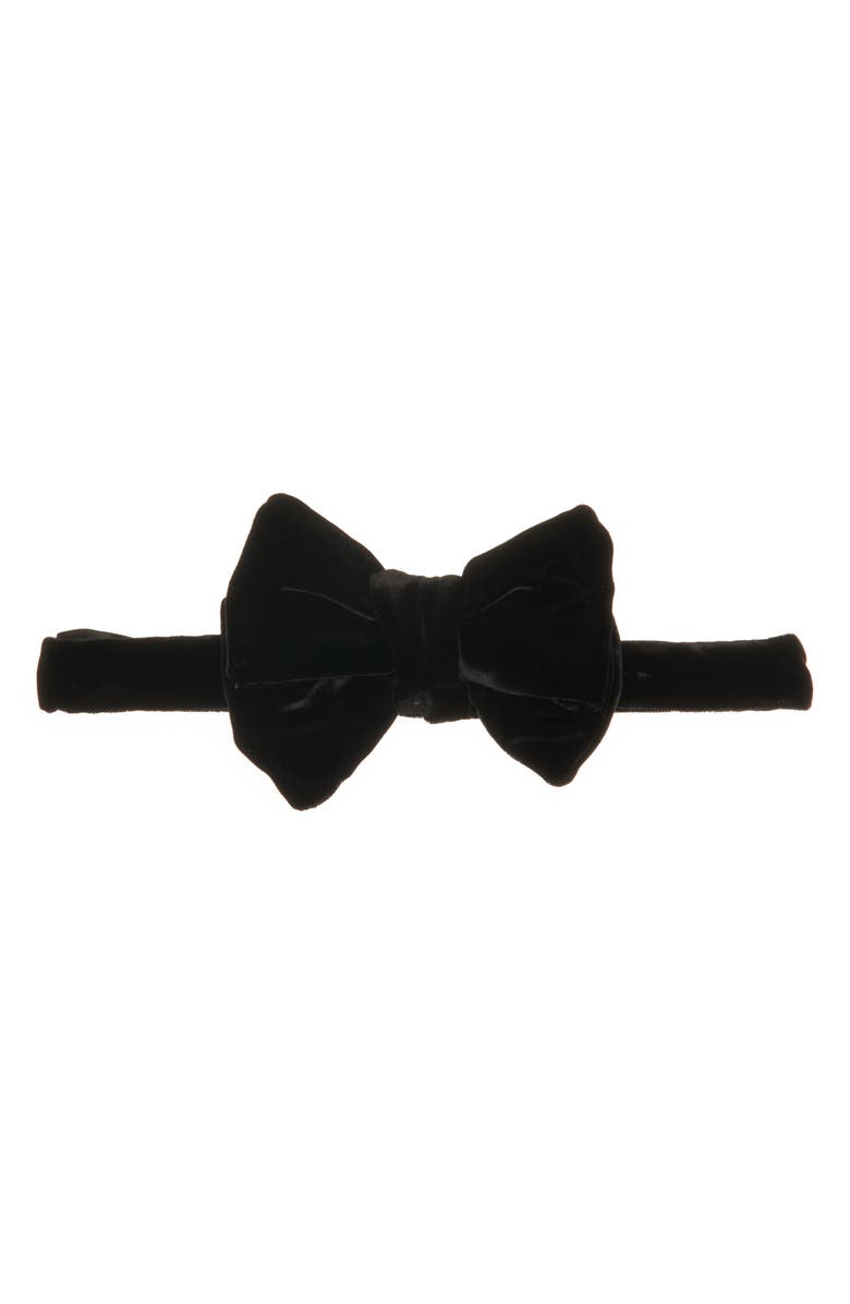 TOM FORD Fluid Velvet Bow Tie, Main, color, Lb999 Black
