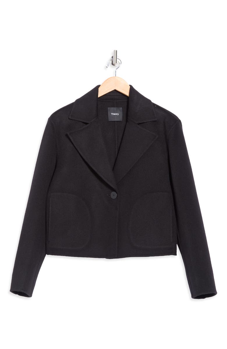 Theory Wool Blend Jacket, Alternate, color, Black - 001