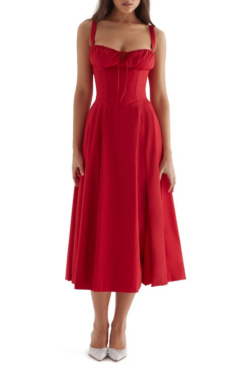 House of 2024 cb red dress