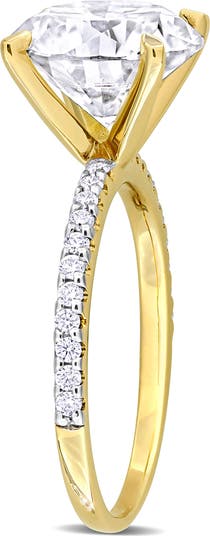 Lab-Created Moissanite Ring