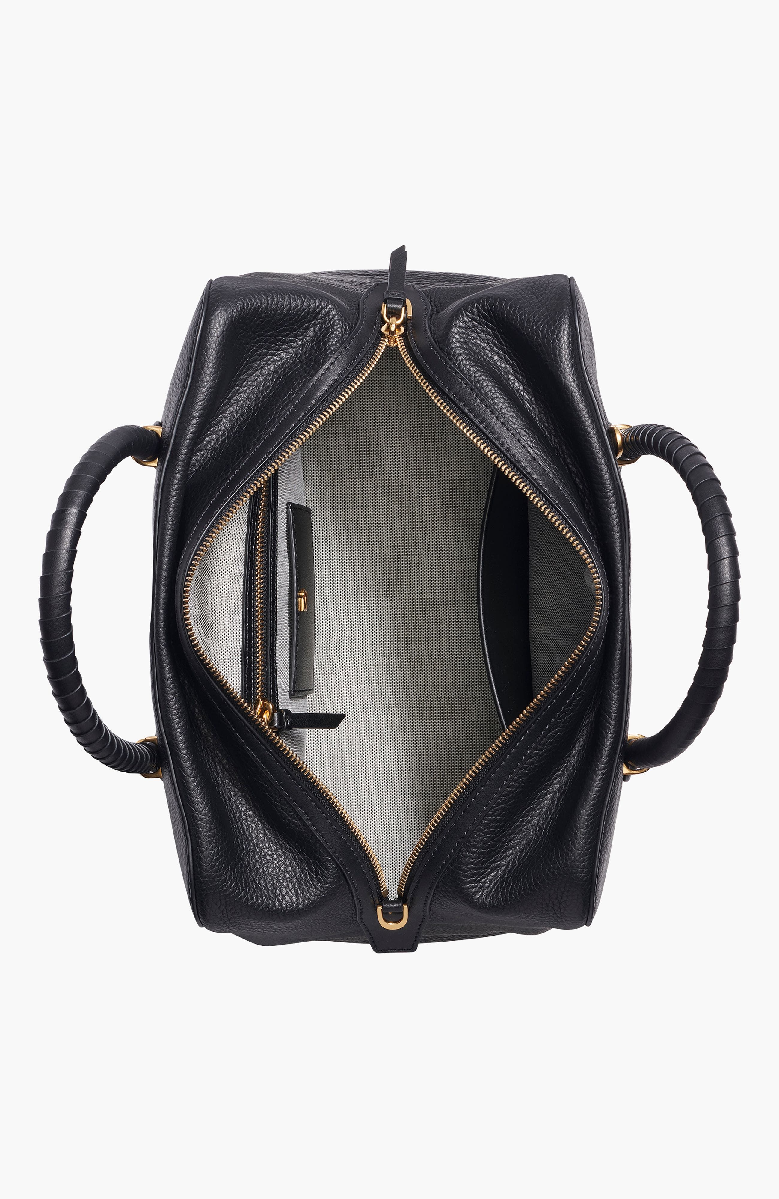 Donna Karan New York Chantilly Satchel, Alternate, color, Blk/Gold