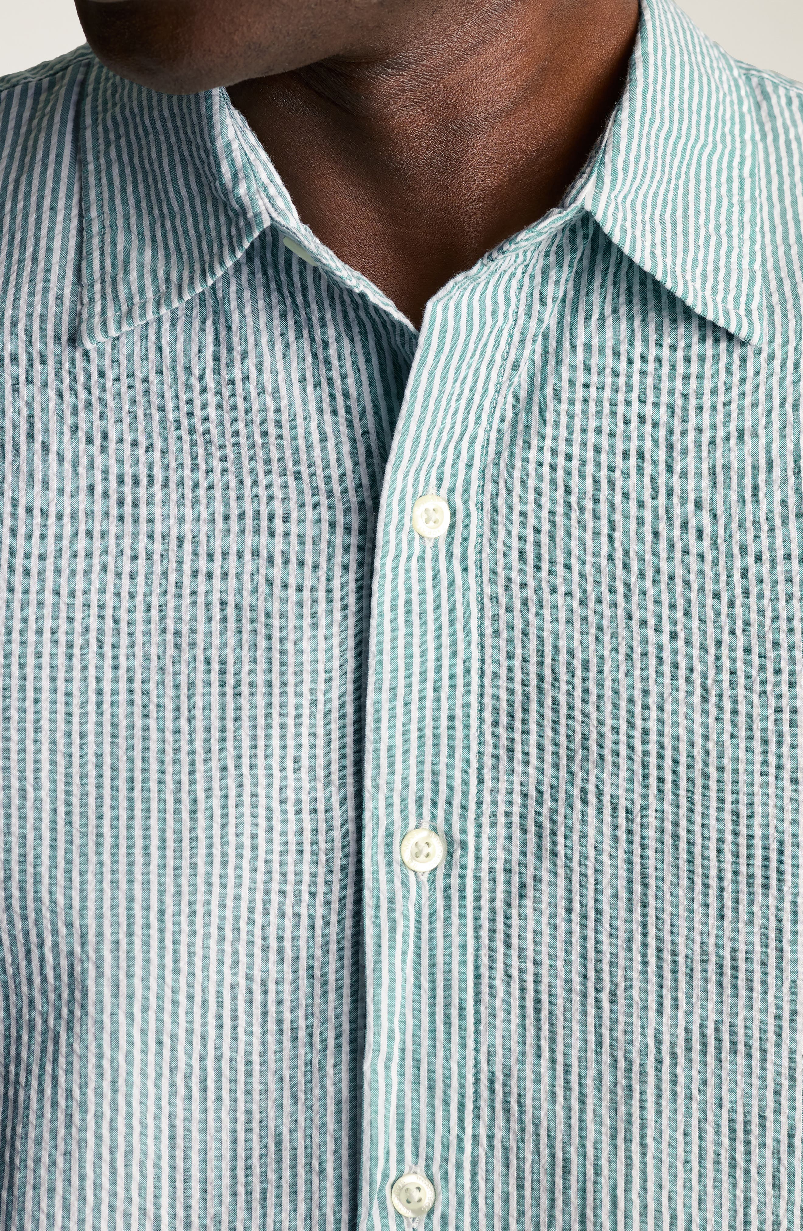 Riviera Slim Fit Dot Short Sleeve Button-Up Shirt - image 4