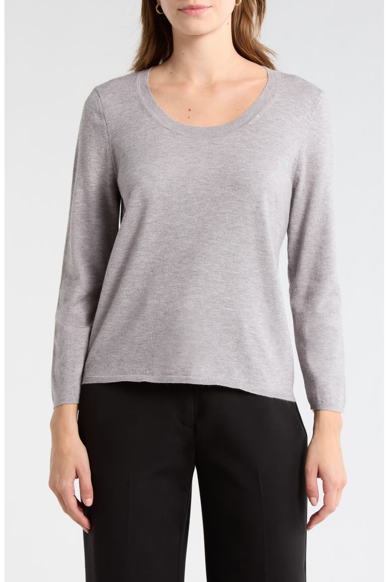 Crewneck Sweater, Main, color, FLANNEL