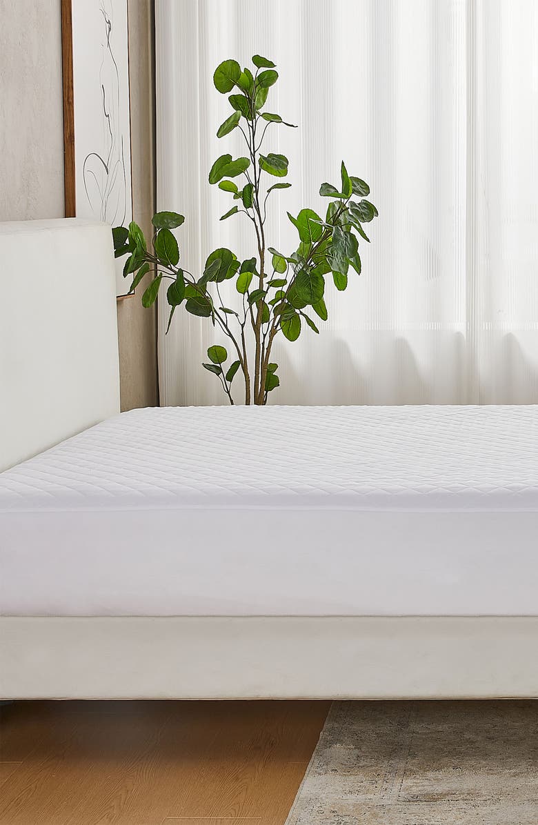 Woven & Weft Quilted Mattress Pad, Alternate, color, White