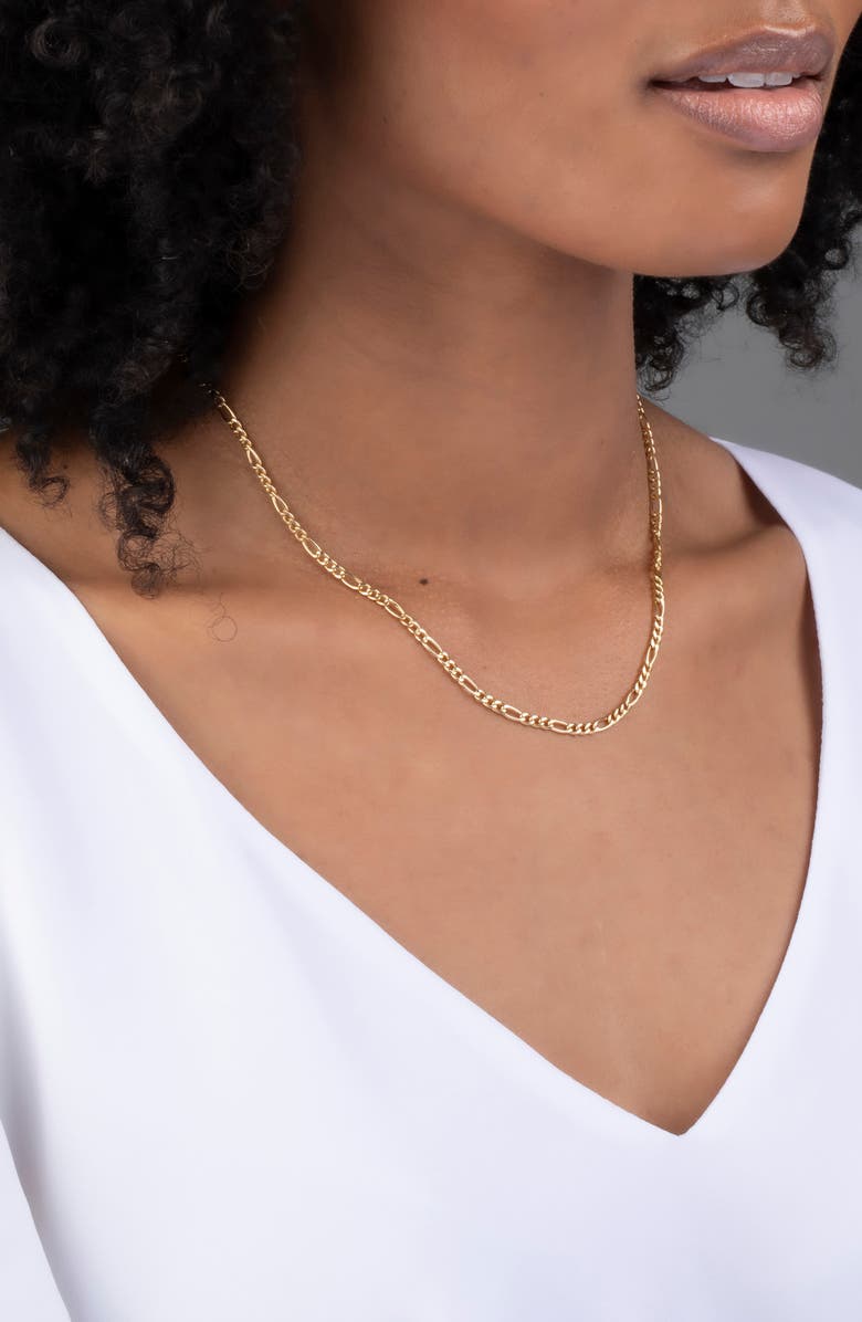 Bony Levy Figaro 14K Gold Chain Link Necklace, Alternate, color,