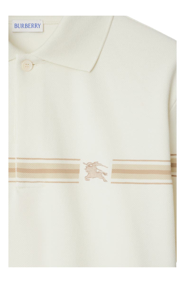 Burberry Striped Cotton Polo Shirt, Alternate, color,