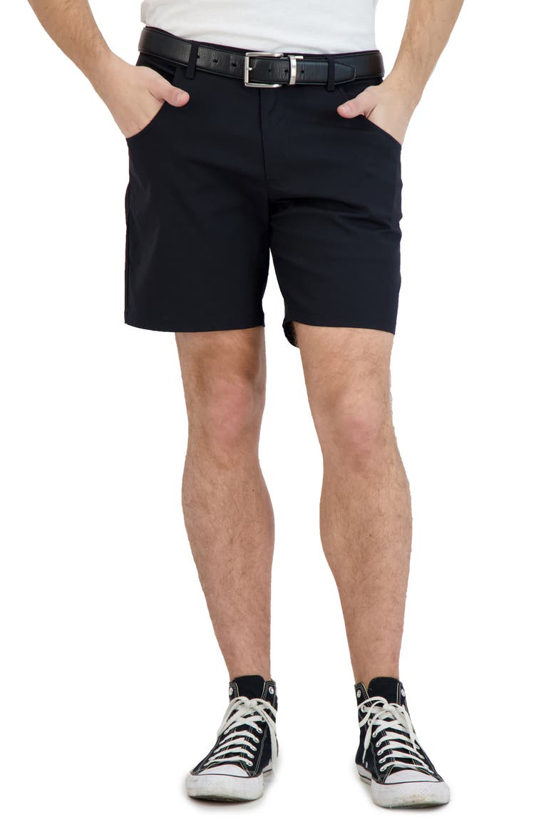 Everyday Stretch Chino Shorts, Alternate, color, BLACK