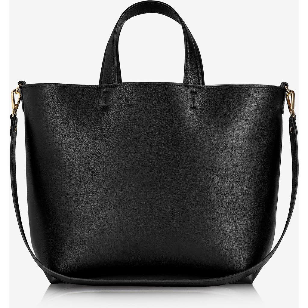 Gigi New York Austin Leather Tote Bag In Black