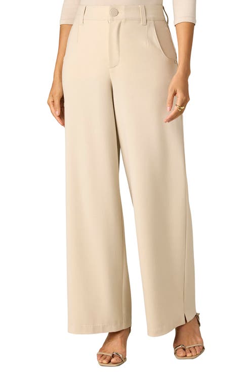 Whitney Skyrise Flat Front Wide Leg Pants