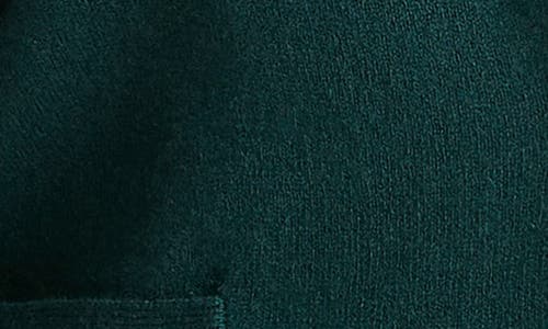 Vince Satin Button Wool & Cashmere Blend V-neck Cardigan In Green