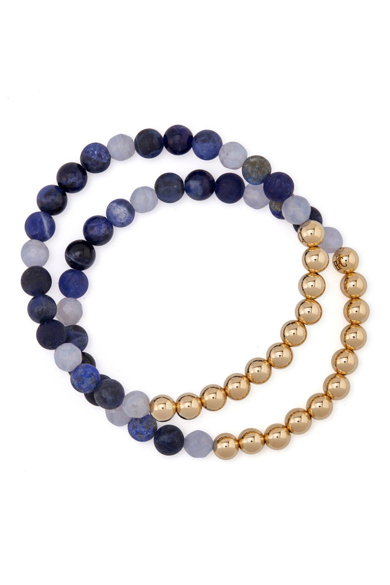 N12 Express & Communicate Set of 2 Healer's Bracelets, Alternate, color, YELLOW GOLD