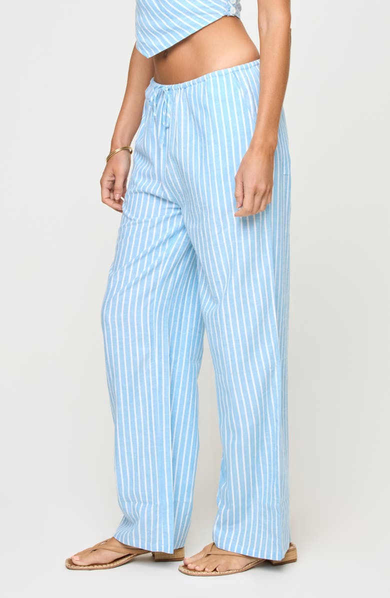 LSPACE Corey Stripe Cover-Up Pants, Alternate, color, By The Bay Stripe