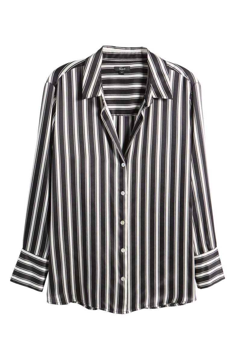 Rails Ledger Stripe Silk Shirt, Alternate, color,