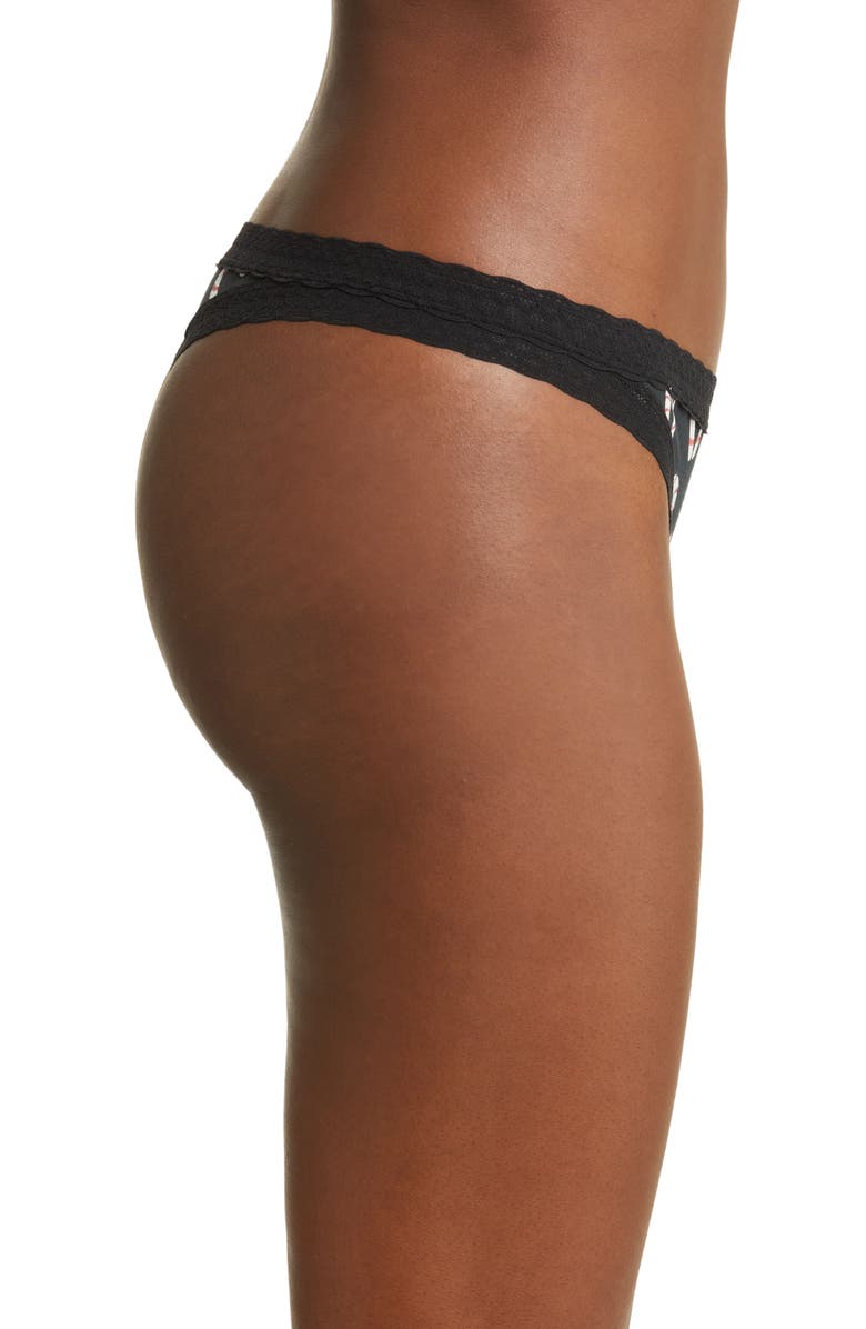 MeUndies FeelFree Lace Trim Thong, Alternate, color,