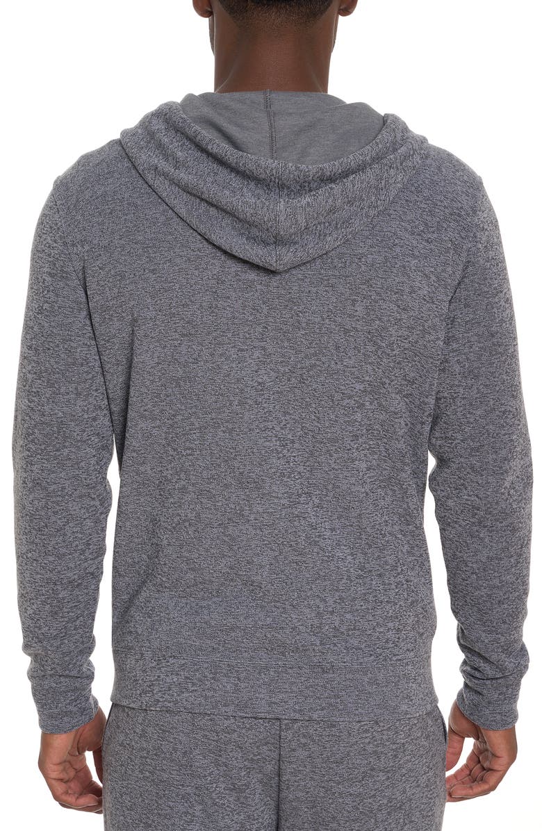 Robert Graham Atom Skull Appliqué Zip Hoodie, Alternate, color, 