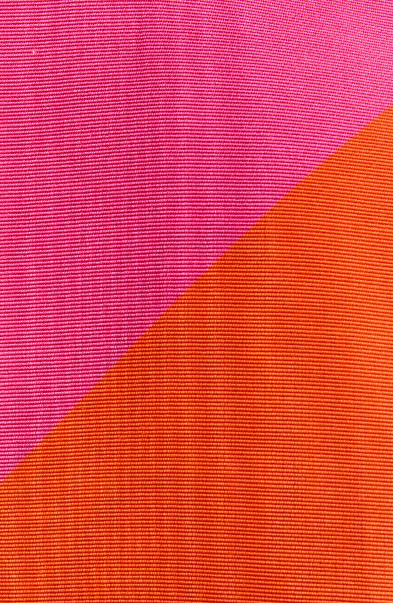 Dries Van Noten Vipa Broken Stripe Crop Moiré Jacket, Alternate, color, Fuchsia