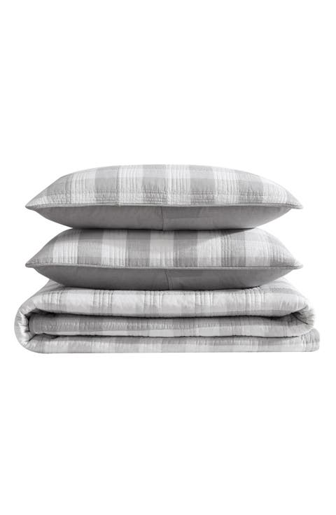 Lakehouse Plaid Cotton Quilt 3-Piece Set