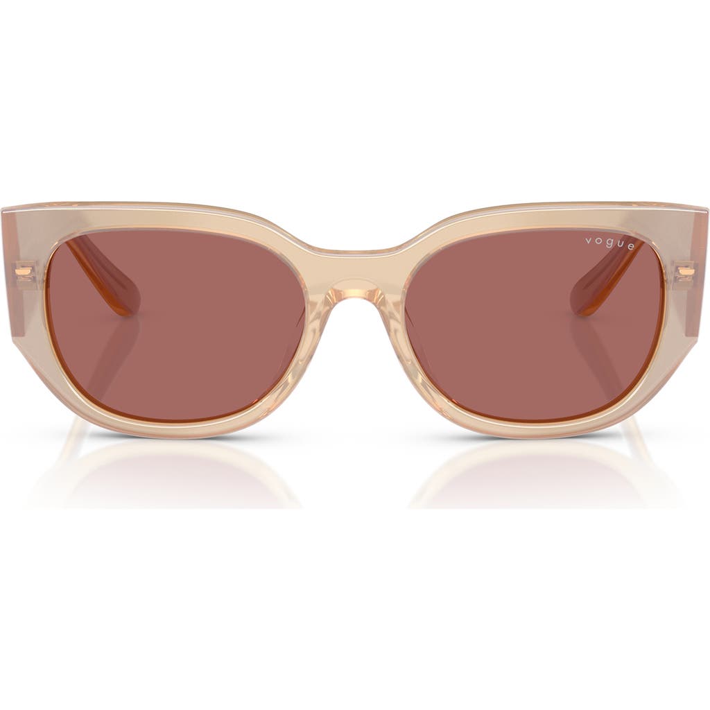 Shop Vogue 53mm Irregular Sunglasses