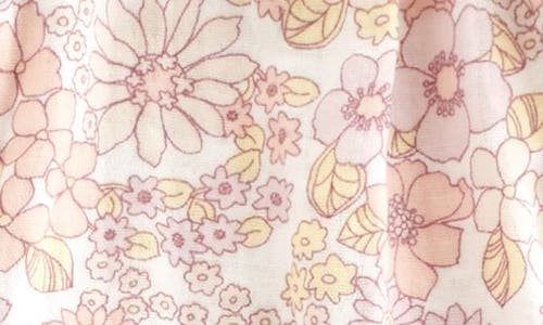 Nordstrom Printed Cotton Bubble Romper In Pink