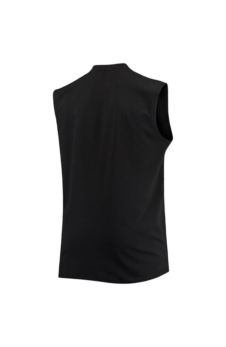 PROFILE Men's Black Arizona Cardinals Big & Tall Muscle Tank Top, Alternate, color, 