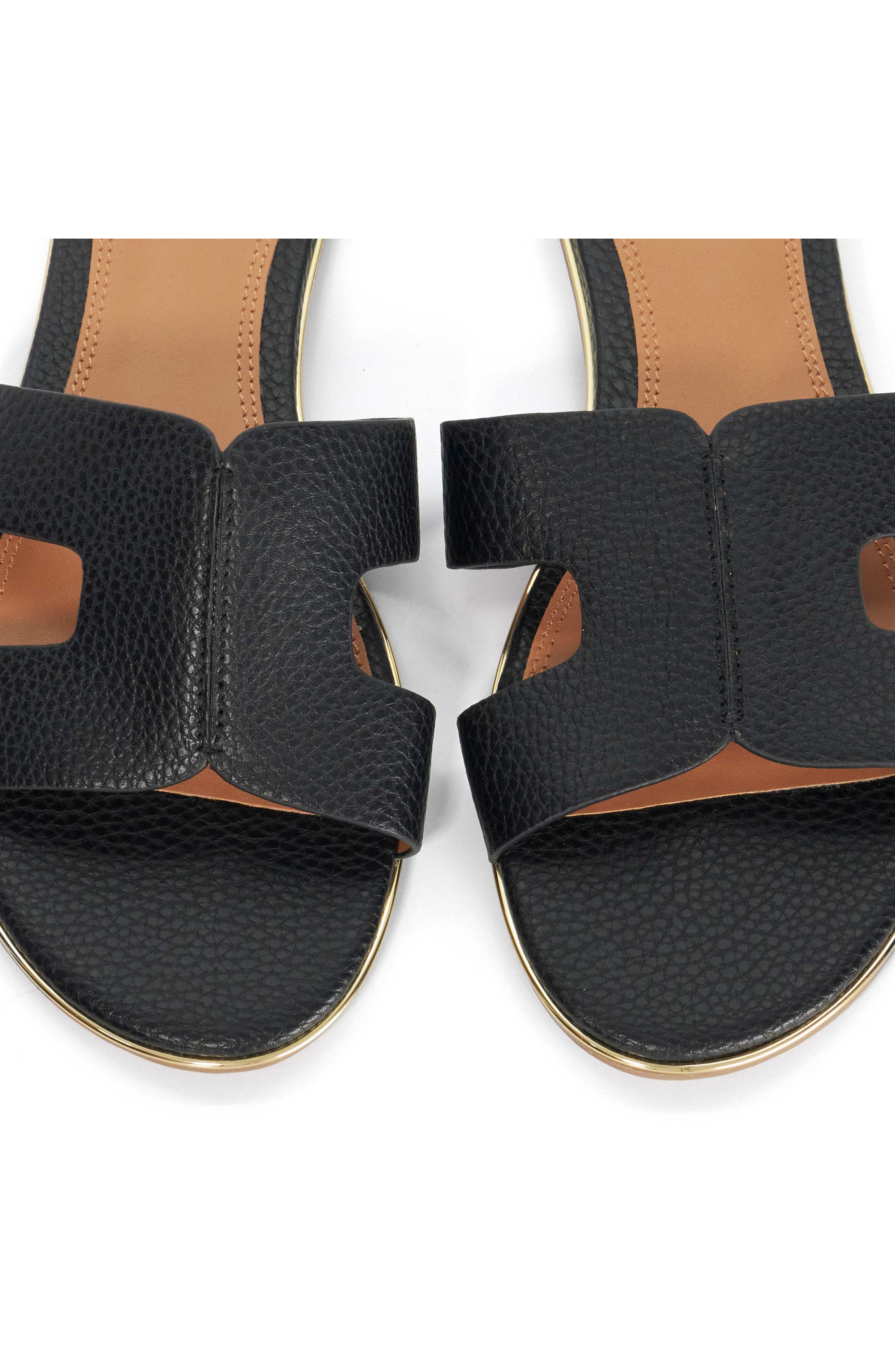 Dune London Ludlowss Faux Leather Slide Sandal, Alternate, color, 