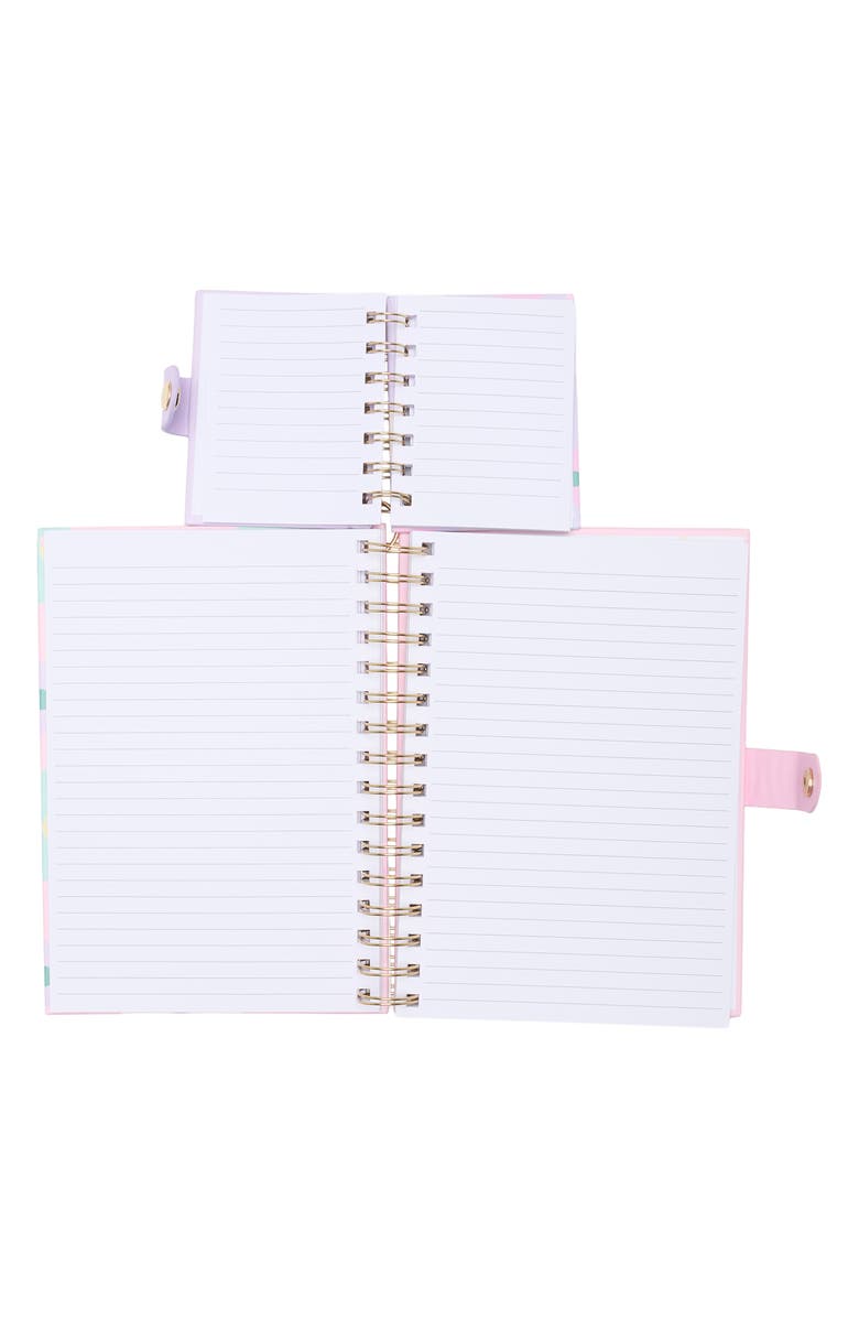 SIMPLE PLEASURES Dreamy Notes Notebook & Mini Keychain Notebook Set, Alternate, color, Multi