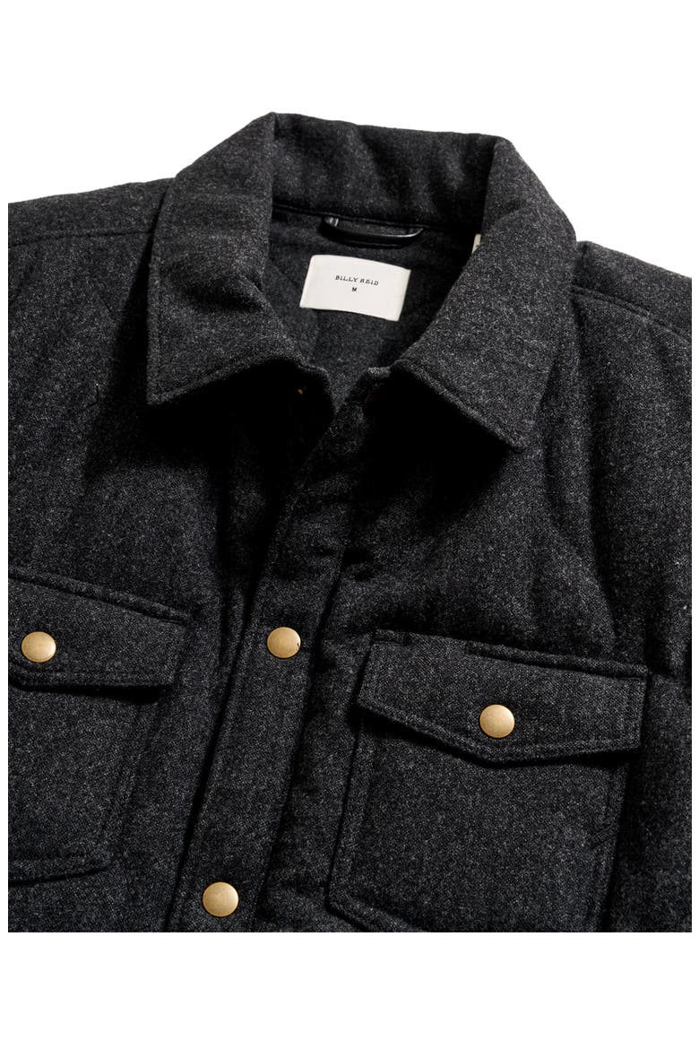 Onion Quilted Wool Blend Shirt Jacket, Alternate, color, CHARCOAL HEATHER