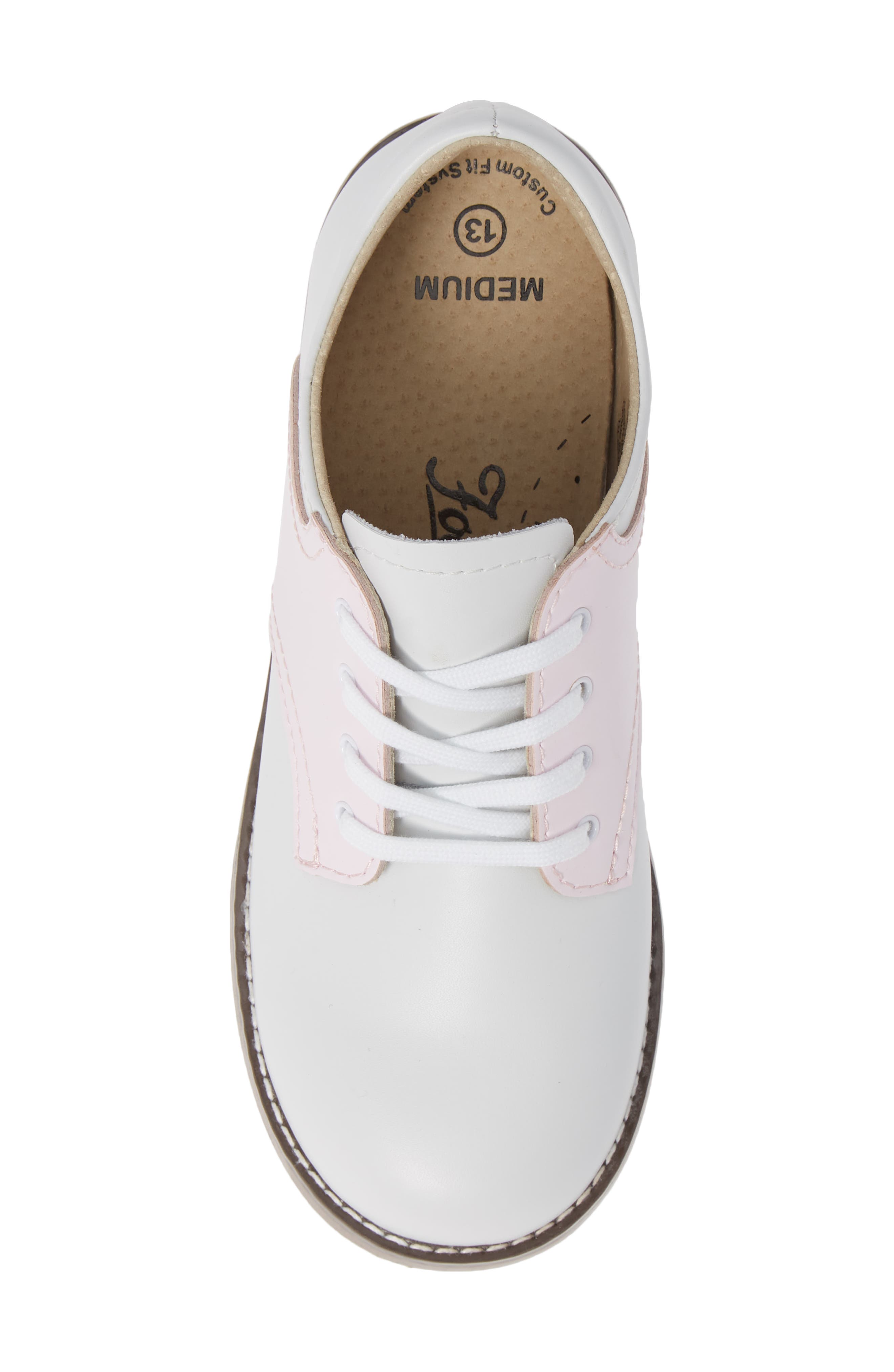 Cheer Oxford, Alternate, color, WHITE/ ROSE