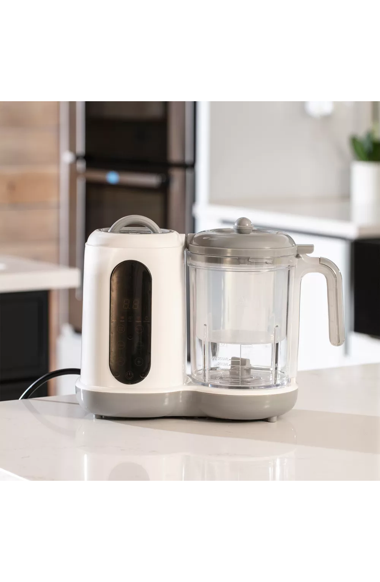 Sperric Compact Baby Food Steamer and Blender, Alternate, color, White