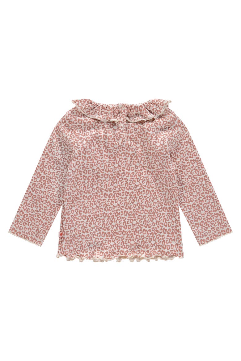 Leopard Print Long Sleeve Shirt, Alternate, color, Light Pink