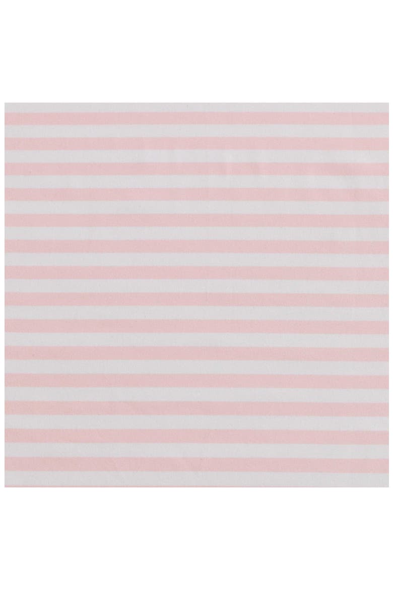 Little Stripe Microfiber Sheet Set, Alternate, color, LIGHT PINK/ WHITE