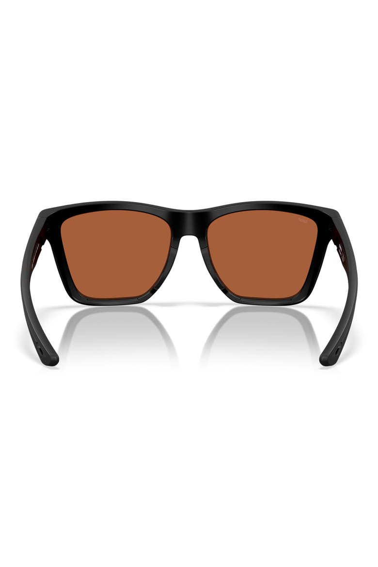 Panga II 57mm Sunglasses, Alternate, color, MATTE BLACK / GREEN