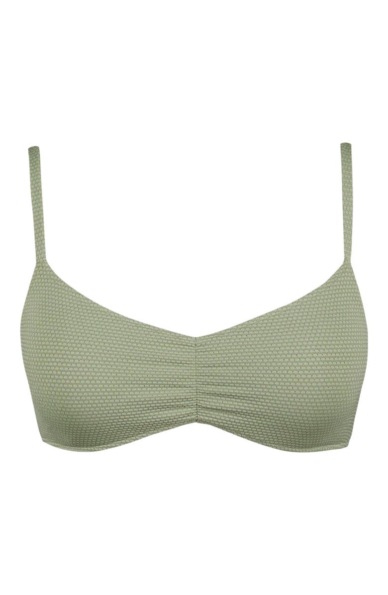 Swim Systems Sylvia Bralette Bikini Swimsuit Top, Alternate, color, Aloe Lurex