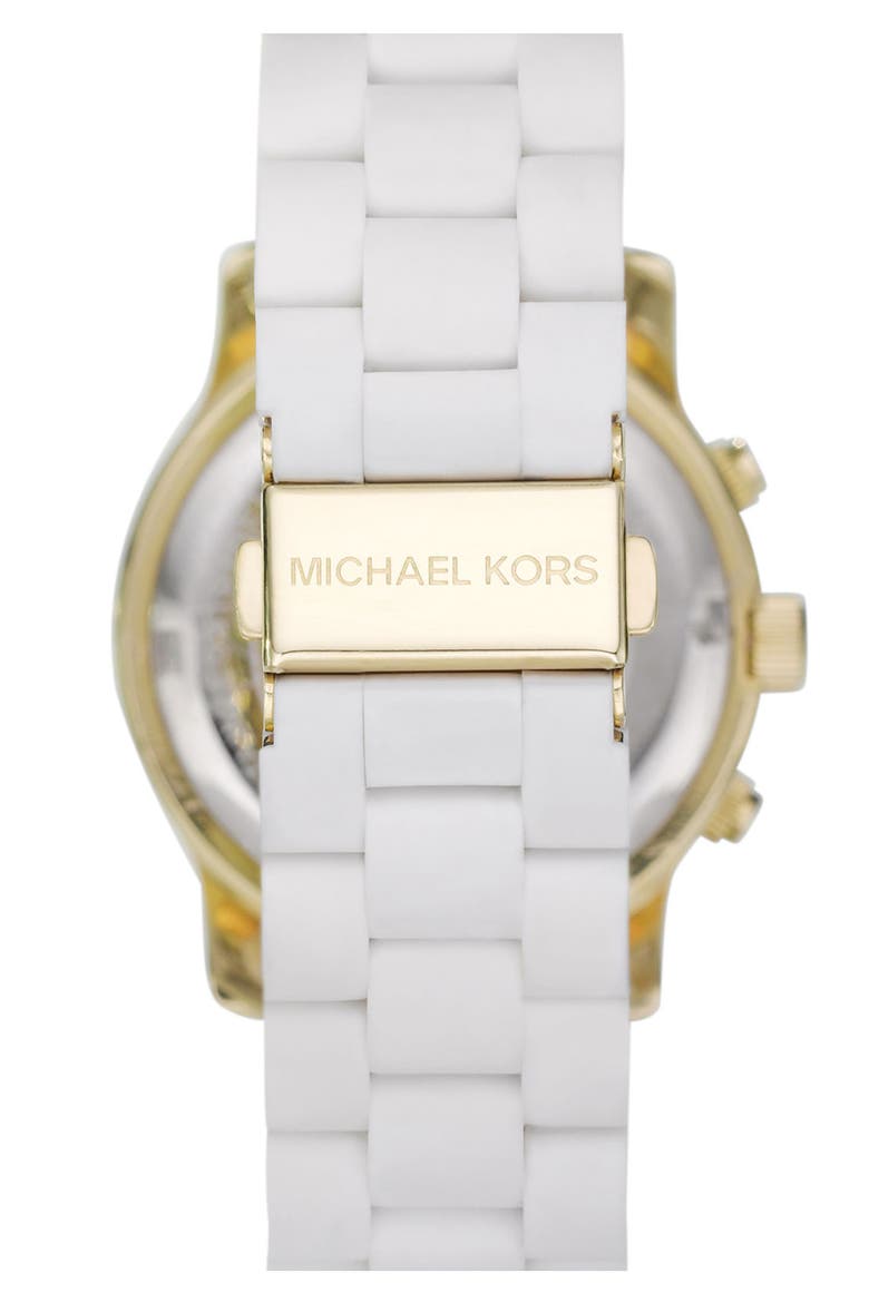 'Runway' Chronograph Watch, 39mm, Alternate, color, WHITE
