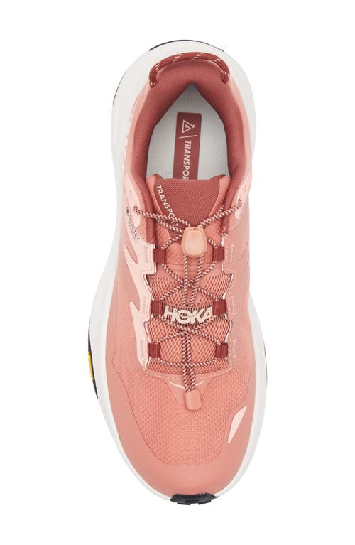 Hoka Transport Gore-tex® Waterproof Running Shoe In Pink