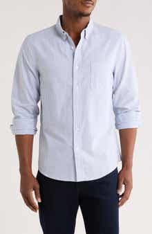 Stripe Cotton Oxford Button-Down Shirt