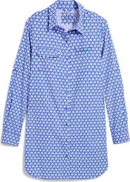 vineyard vines Harbor Long Sleeve Cover-Up Shirtdress