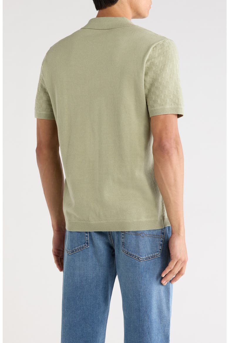 Worsonno Short Sleeve Polo, Alternate, color, SEAGRASS