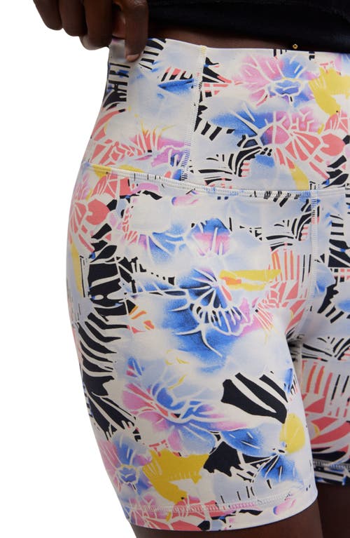 Free People Printed Never Better Bike Shorts In Mystic Floral Combo
