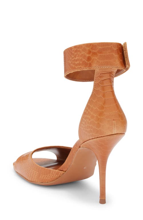 Jeffrey Campbell La Vida Ankle Strap Sandal In Brown