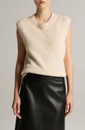Vince Asymmetric Crewneck Sweater Vest